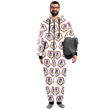 Load image into Gallery viewer, oes ak Unisex One-Piece Zip Up Hooded Pajamas