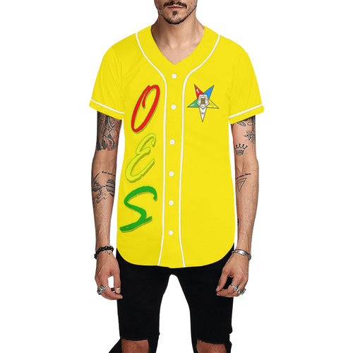 oes All Over Print Baseball Jersey for Men (Model T50)