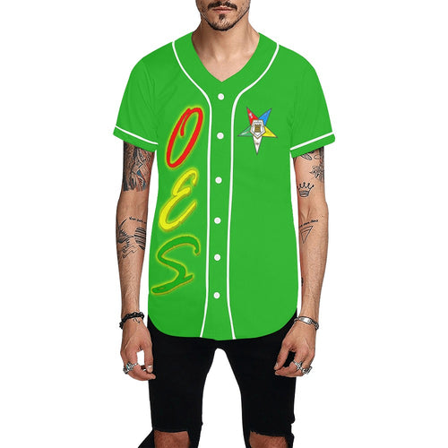 oes All Over Print Baseball Jersey for Men (Model T50)