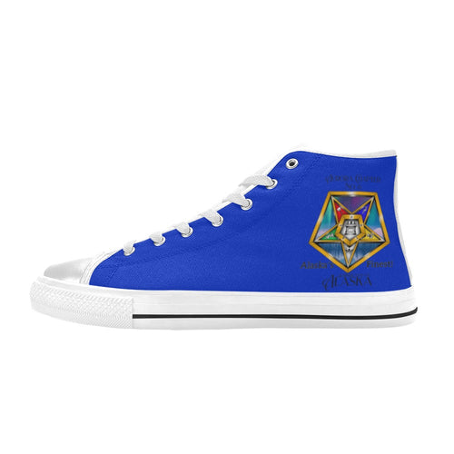 oes aur Women's Classic High Top Canvas Shoes (Model 017)
