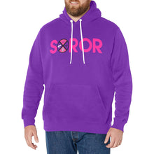 Load image into Gallery viewer, LSS soror Men's Long Sleeve Fleece Hoodie (Model H55)