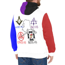 Load image into Gallery viewer, D5 YR Men's Long Sleeve Fleece Hoodie (Model H55)