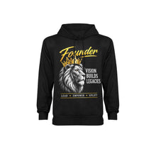 Load image into Gallery viewer, founder Men's Long Sleeve Fleece Hoodie (Model H55)