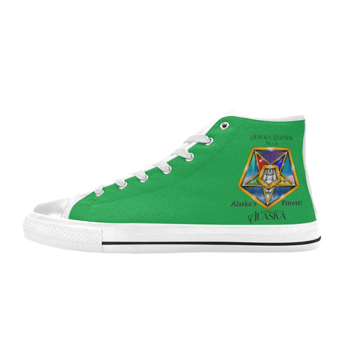 oes aur Women's Classic High Top Canvas Shoes (Model 017)