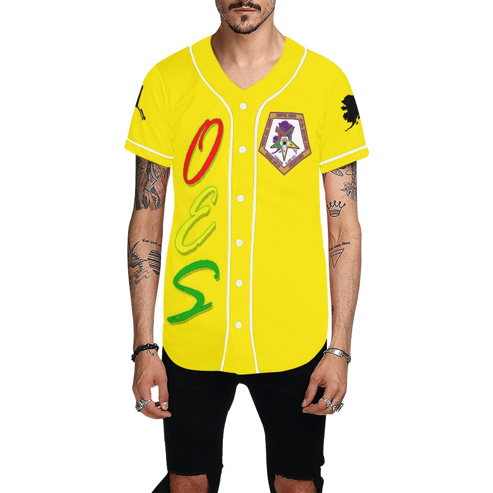 oes ak All Over Print Baseball Jersey for Men (Model T50)