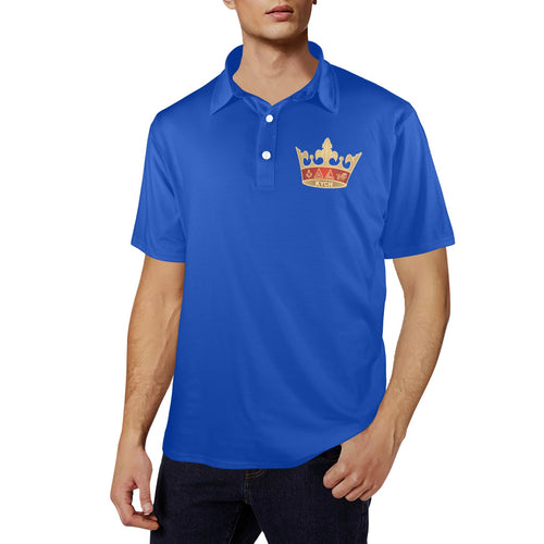kych Men's All Over Print Polo Shirt (Model T55)