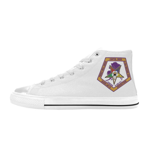 OES AK Women's Classic High Top Canvas Shoes (Model 017)