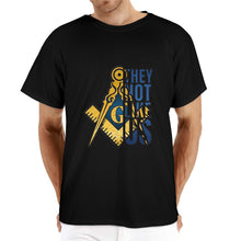 Load image into Gallery viewer, not like us Men&#39;s Heavy Cotton T-Shirt (One Side Printing)