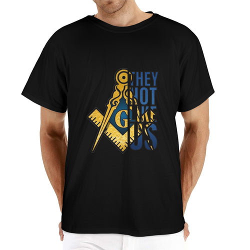 not like us Men's Heavy Cotton T-Shirt (One Side Printing)