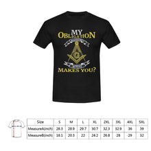 Load image into Gallery viewer, my obligation Men&#39;s T-Shirt in USA Size (Front Printing Only)