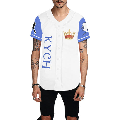 KYCH All Over Print Baseball Jersey for Men (Model T50)