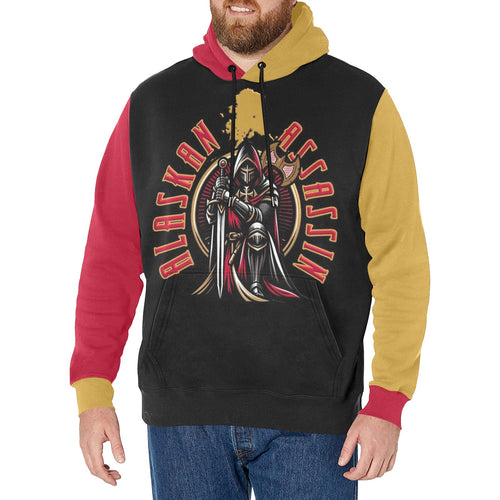 assassin Men's Long Sleeve Fleece Hoodie (Model H55)