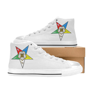 OES Women's Classic High Top Canvas Shoes (Model 017)