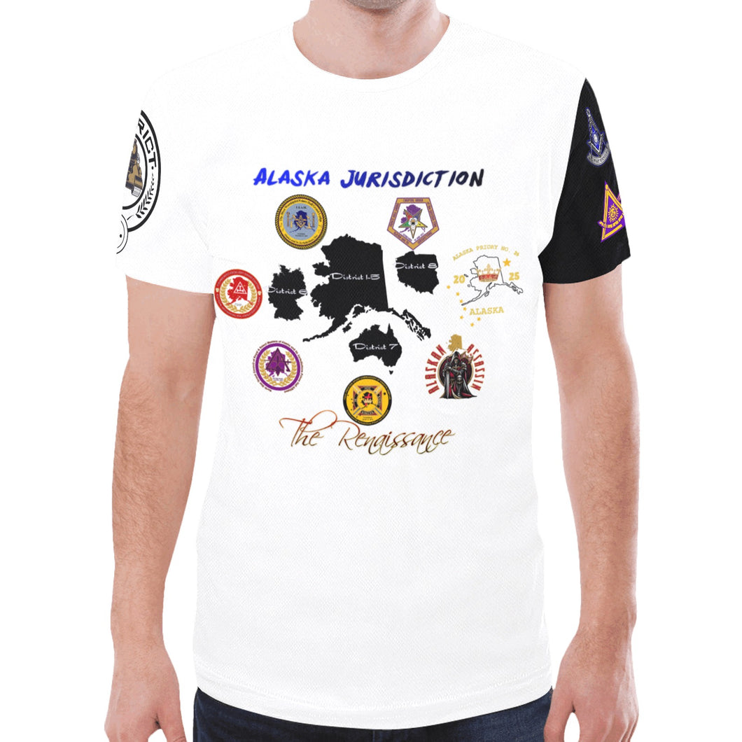 d1 New All Over Print T-shirt for Men (Model T45)