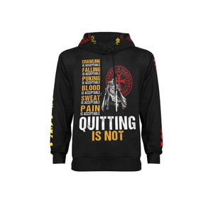 quitting Men's Long Sleeve Fleece Hoodie (Model H55)