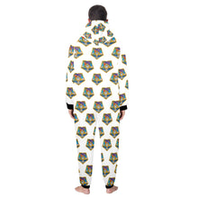 Load image into Gallery viewer, aur Unisex One-Piece Zip Up Hooded Pajamas