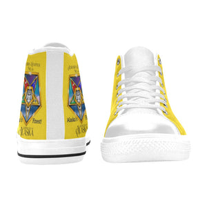 oes aur Women's Classic High Top Canvas Shoes (Model 017)