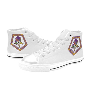 OES AK Women's Classic High Top Canvas Shoes (Model 017)