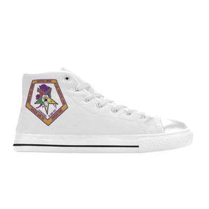 OES AK Women's Classic High Top Canvas Shoes (Model 017)