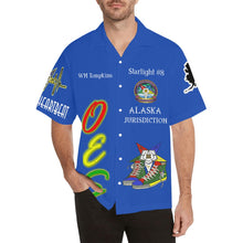 Load image into Gallery viewer, Starlight Hawaiian Shirt (Model T58)