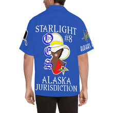 Load image into Gallery viewer, Starlight Hawaiian Shirt (Model T58)