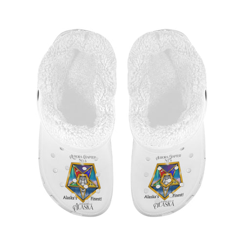 oes aur Fleece Lined Foam Clogs for Adults