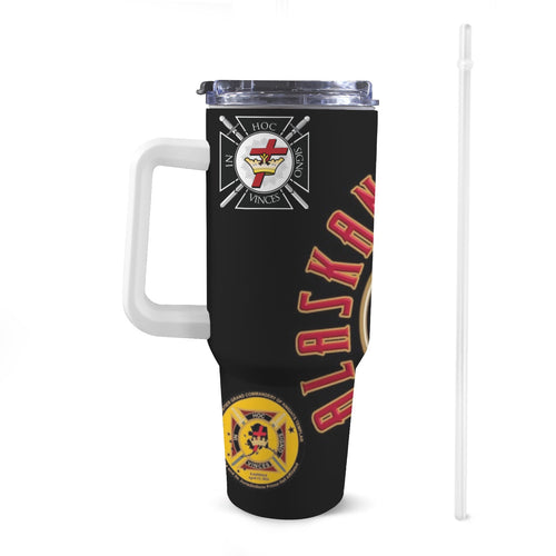 assassin 40oz Tumbler with White Handle