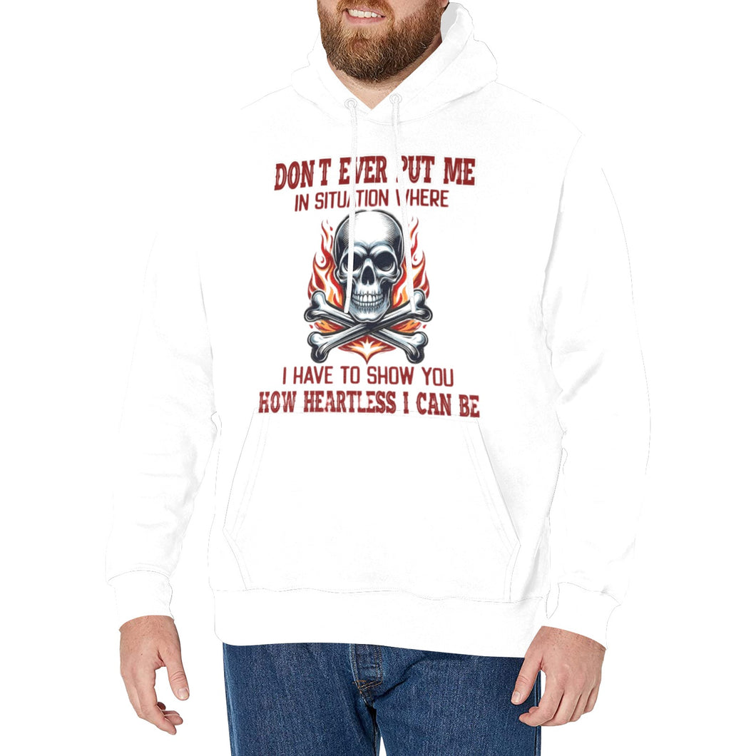 dont Men's Long Sleeve Fleece Hoodie (Model H55)