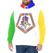 Load image into Gallery viewer, oes Men&#39;s Long Sleeve Fleece Hoodie (Model H55)