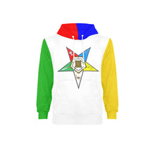 Load image into Gallery viewer, oes Men&#39;s Long Sleeve Fleece Hoodie (Model H55)