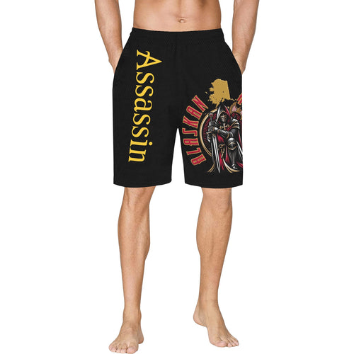 assassin All Over Print Basketball Shorts with Pocket