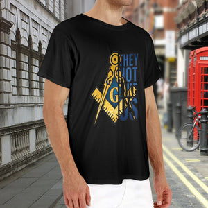 not like us Men's Heavy Cotton T-Shirt (One Side Printing)