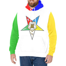 Load image into Gallery viewer, oes Men&#39;s Long Sleeve Fleece Hoodie (Model H55)