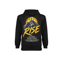 Load image into Gallery viewer, rise Men's Long Sleeve Fleece Hoodie (Model H55)
