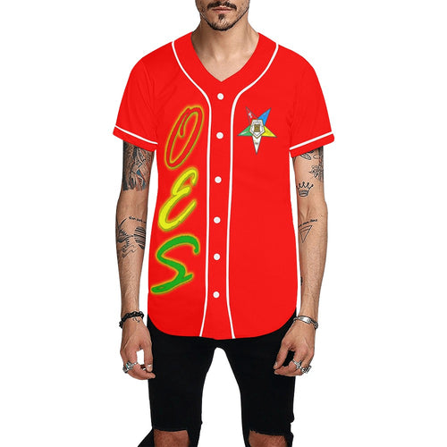 oes All Over Print Baseball Jersey for Men (Model T50)