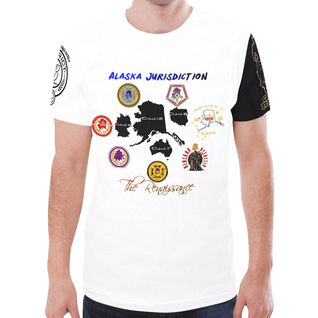 d7 New All Over Print T-shirt for Men (Model T45)