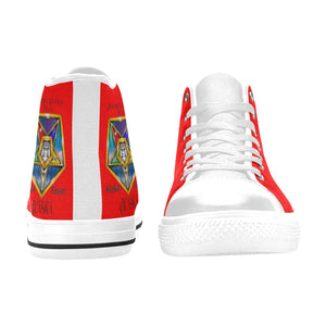 oes aur Women's Classic High Top Canvas Shoes (Model 017)