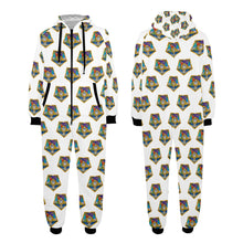 Load image into Gallery viewer, aur Unisex One-Piece Zip Up Hooded Pajamas