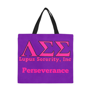 Perseverance All Over Print Canvas Tote Bag/Large (Model 1699)