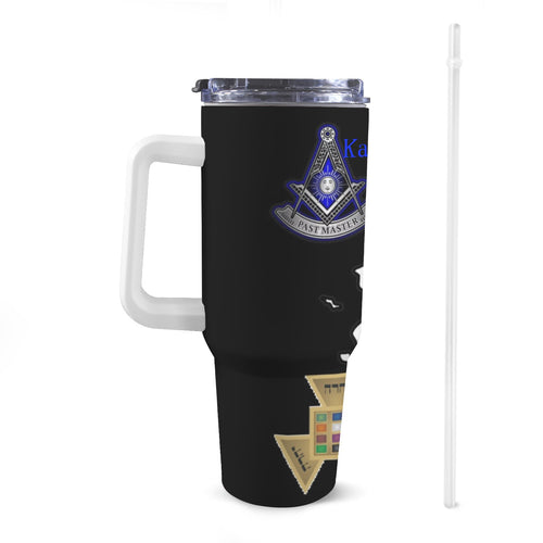 d1 40oz Tumbler with White Handle