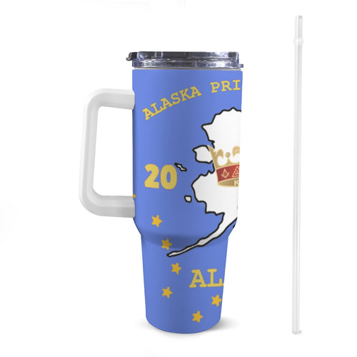 KYCH 40oz Tumbler with White Handle
