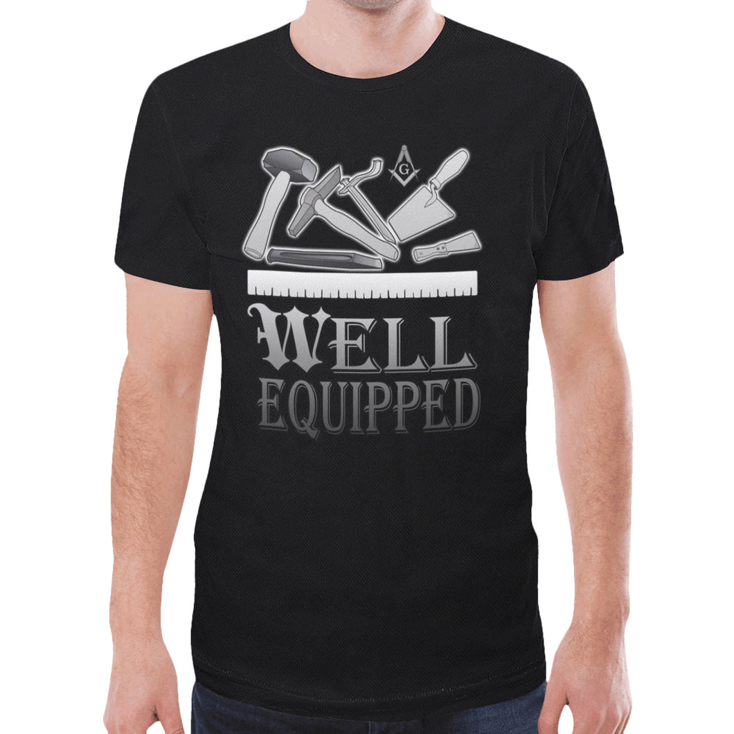 well equipped New All Over Print T-shirt for Men (Model T45)