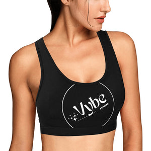 vybe Women's All Over Print Sports Bra (Model T52)