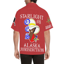 Load image into Gallery viewer, Starlight Hawaiian Shirt (Model T58)