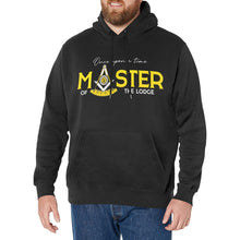 Load image into Gallery viewer, Lodge master Men's Long Sleeve Fleece Hoodie (Model H55)