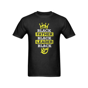 Black father Men's T-Shirt in USA Size (Front Printing Only)