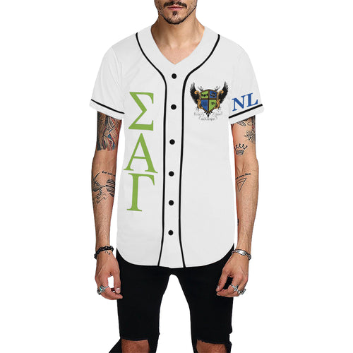 Baby G All Over Print Baseball Jersey for Men (Model T50)