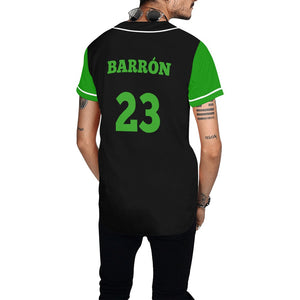 BARRÓN All Over Print Baseball Jersey for Men (Model T50)