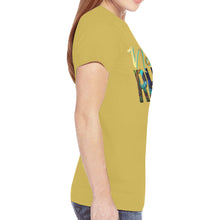 Load image into Gallery viewer, PYT gold New All Over Print T-shirt for Women (Model T45)