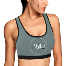 Load image into Gallery viewer, vybe Women&#39;s All Over Print Sports Bra (Model T52)